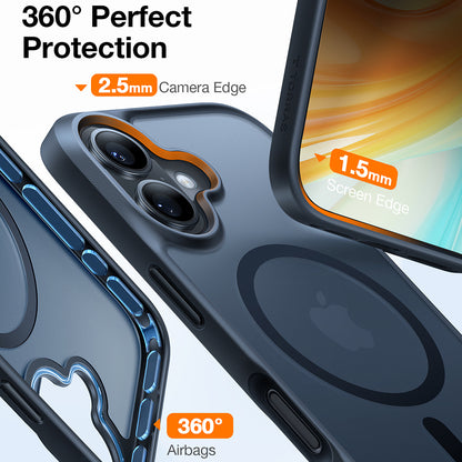 MagSafe-kotelo Apple iPhone 16:lle, Torras, Guardian, Musta