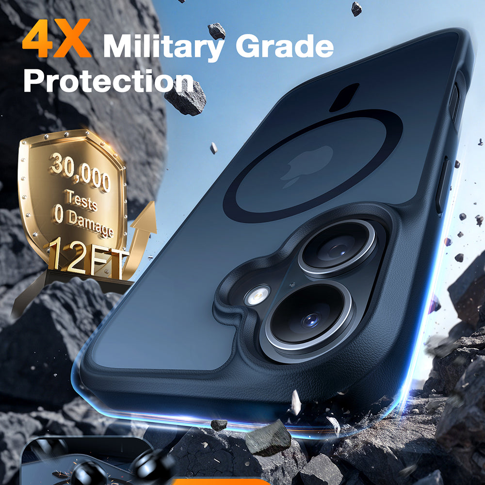 MagSafe-kotelo Apple iPhone 16:lle, Torras, Guardian, Musta