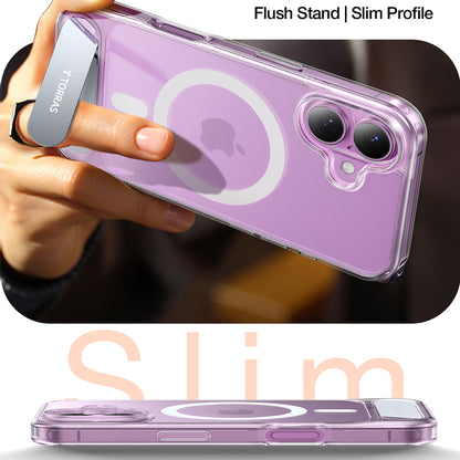 MagSafe-kotelo Apple iPhone 16:lle, Torras, Pstand, Läpinäkyvä