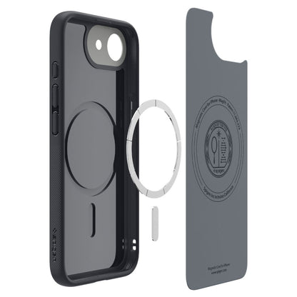 MagSafe-kuori Apple iPhone 17e / 16e:lle, Spigen, Caseology Nano Pop, Musta ACS09155