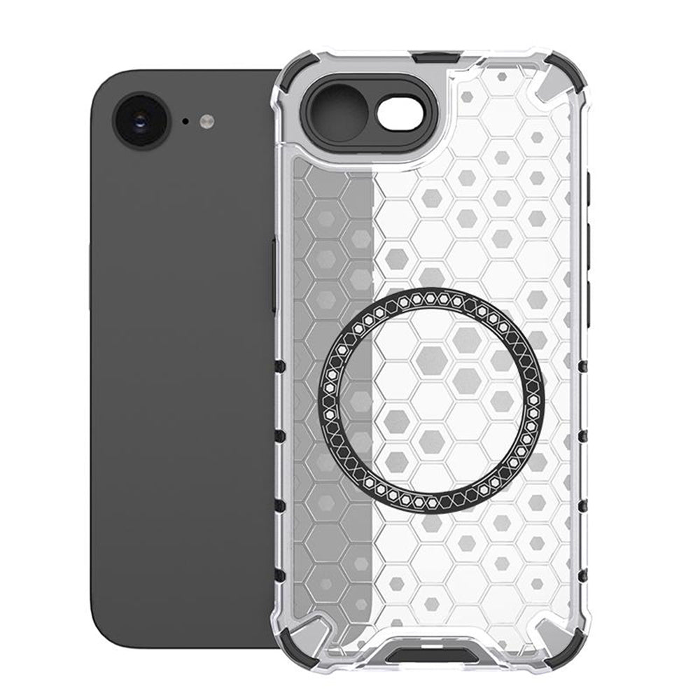 MagSafe-kuori Apple iPhone 17e / 16e:lle, Techsuit, HoneyComb Shield, Valkoinen