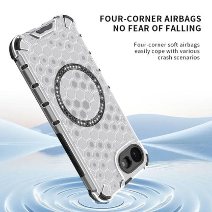 MagSafe-kuori Apple iPhone 17e / 16e:lle, Techsuit, HoneyComb Shield, Valkoinen