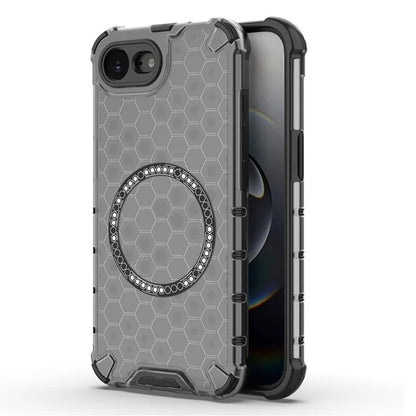 MagSafe-kuori Apple iPhone 17e / 16e:lle, Techsuit, HoneyComb Shield, Musta