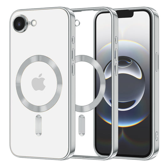 MagSafe-kuori Apple iPhone 17e / 16e:lle, Techsuit, Luxury Crystal, Hopea