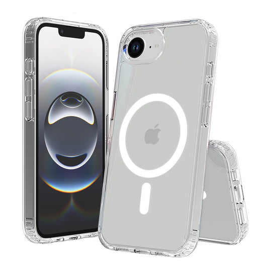 MagSafe-kuori Apple iPhone 17e / 16e:lle, Techsuit, Pro, Läpinäkyvä