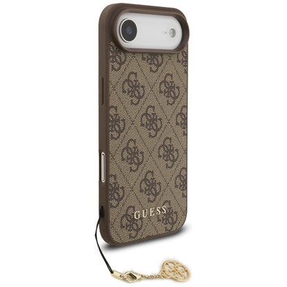 MagSafe-kotelo Apple iPhone 17 Airille, Guess, 4G Charm Cradle, Ruskea