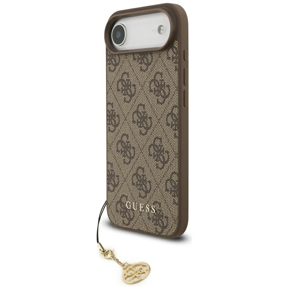 MagSafe-kotelo Apple iPhone 17 Airille, Guess, 4G Charm Cradle, Ruskea