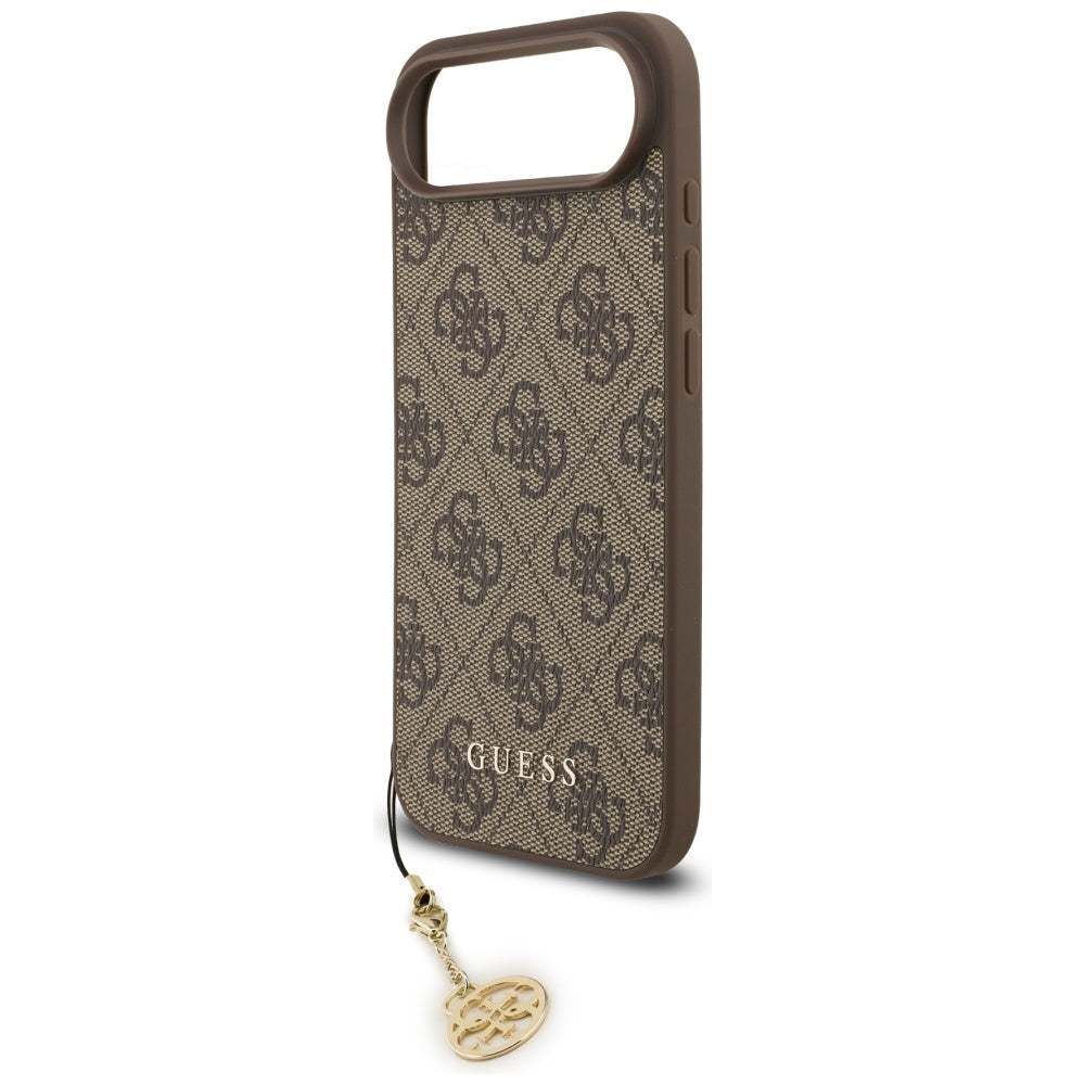 MagSafe-kotelo Apple iPhone 17 Airille, Guess, 4G Charm Cradle, Ruskea