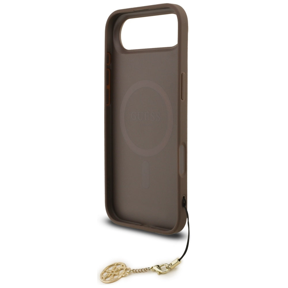 MagSafe-kotelo Apple iPhone 17 Airille, Guess, 4G Charm Cradle, Ruskea