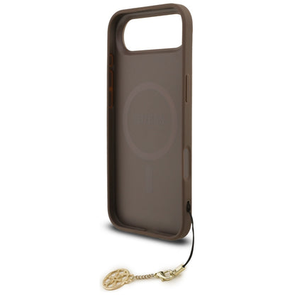 MagSafe-kotelo Apple iPhone 17 Airille, Guess, 4G Charm Cradle, Ruskea