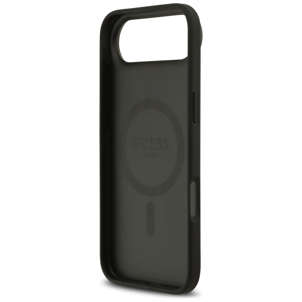 MagSafe-kotelo Apple iPhone 17 Airille, Guess, 4G Circle Classic Logo, Musta
