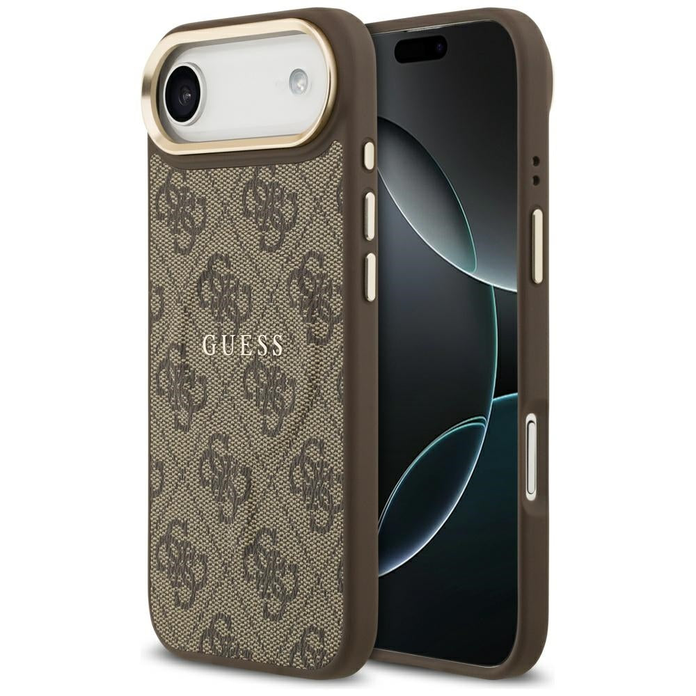 MagSafe-kotelo Apple iPhone 17 Airille, Guess, 4G Classic, Ruskea