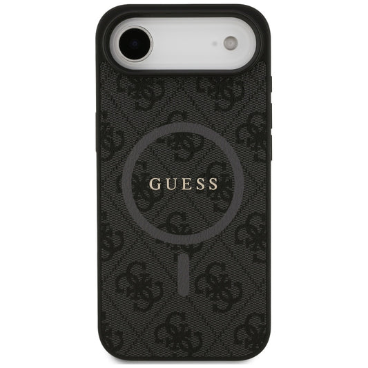 MagSafe-kotelo Apple iPhone 17 Airille, Guess, 4G Ring Classic Logo, Musta
