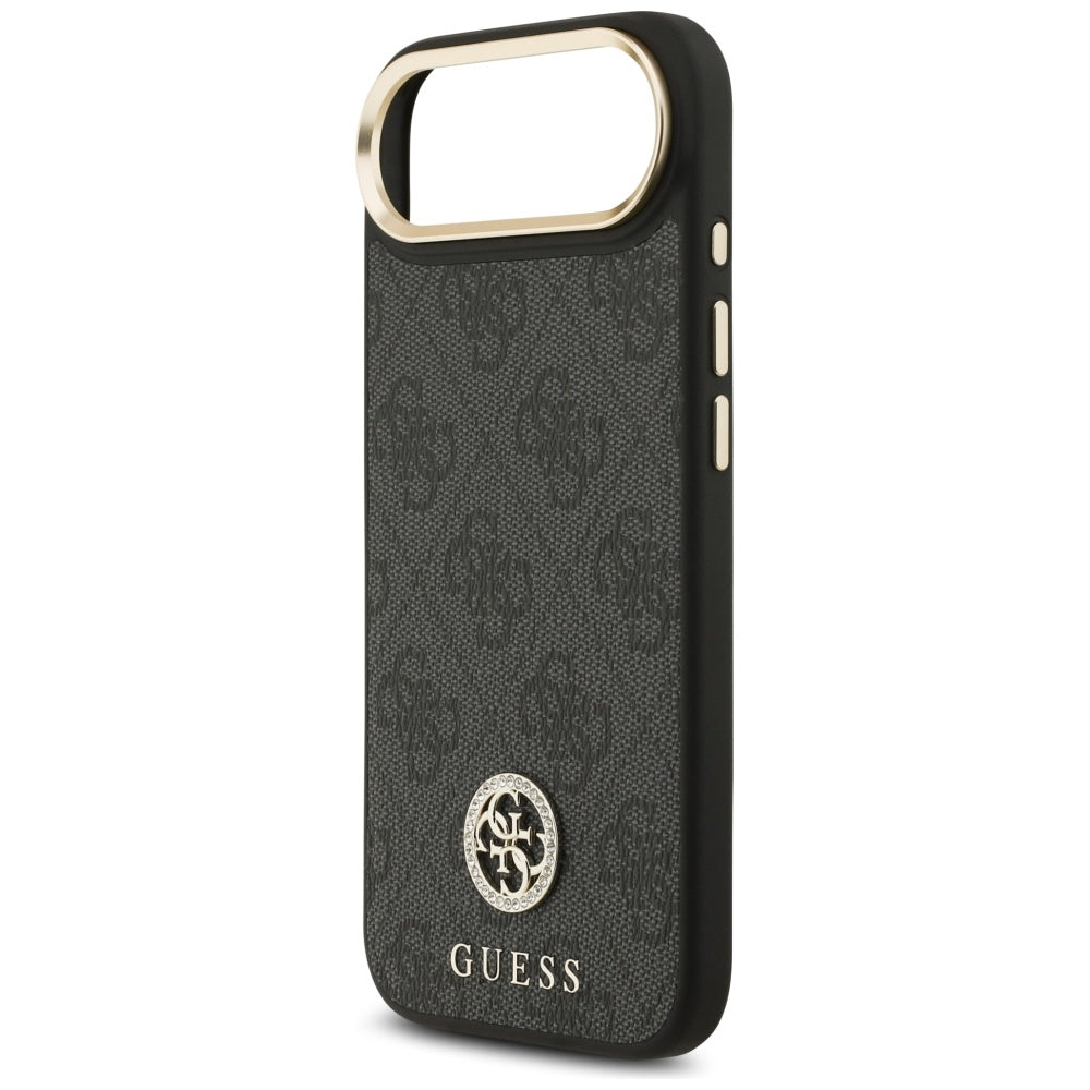 MagSafe-kotelo Apple iPhone 17 Airille, Guess, 4G Strass -logo, Musta