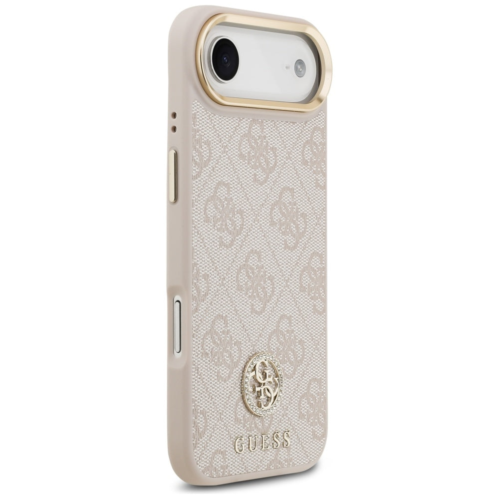MagSafe-kotelo Apple iPhone 17 Airille, Guess, 4G Strass -logo, Pinkki