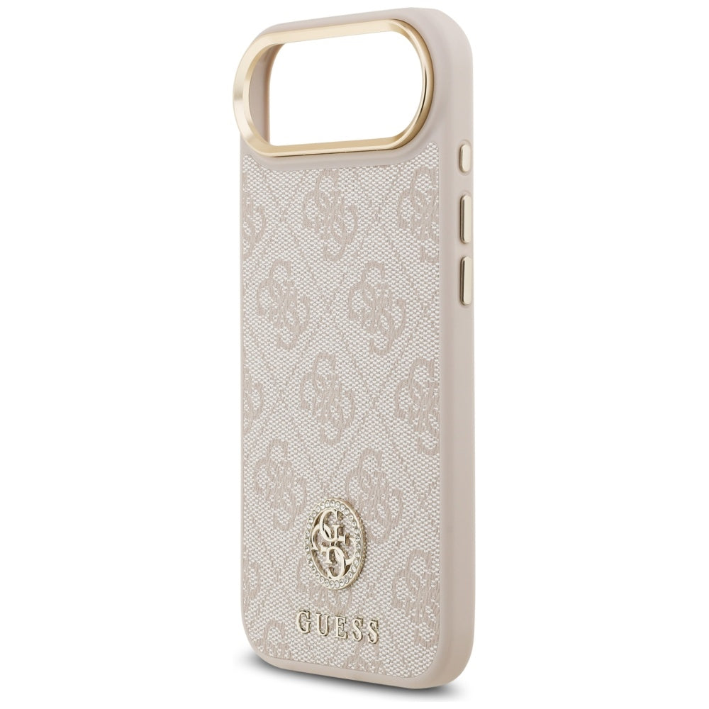 MagSafe-kotelo Apple iPhone 17 Airille, Guess, 4G Strass -logo, Pinkki