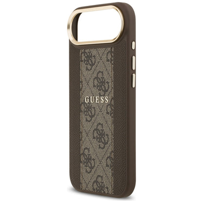 MagSafe-kotelo Apple iPhone 17 Airille, Guess, 4G Stripe, Ruskea