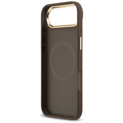MagSafe-kotelo Apple iPhone 17 Airille, Guess, 4G Stripe, Ruskea