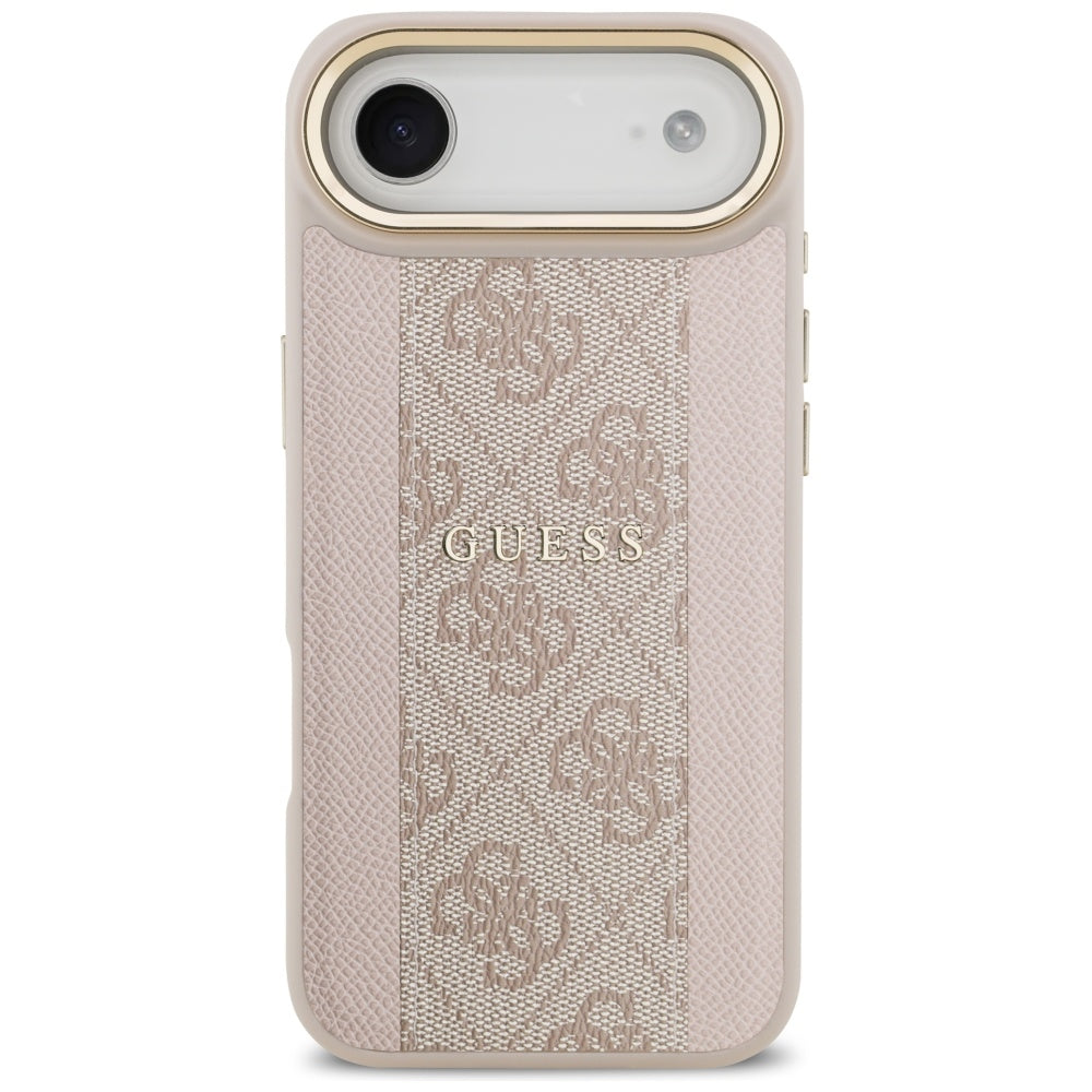 MagSafe-kotelo Apple iPhone 17 Airille, Guess, 4G Stripe, Pinkki