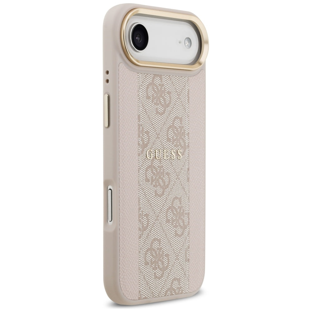 MagSafe-kotelo Apple iPhone 17 Airille, Guess, 4G Stripe, Pinkki