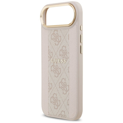 MagSafe-kotelo Apple iPhone 17 Airille, Guess, 4G Stripe, Pinkki