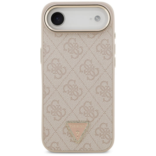 MagSafe-kotelo Apple iPhone 17 Airille, Guess, 4G Triangle Logo, Kultainen Pinkki