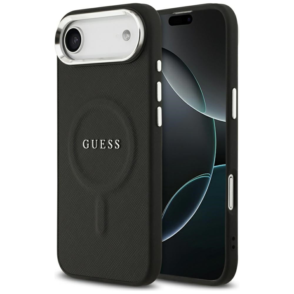 MagSafe-kotelo Apple iPhone 17 Airille, Guess, Classic Logo, Musta