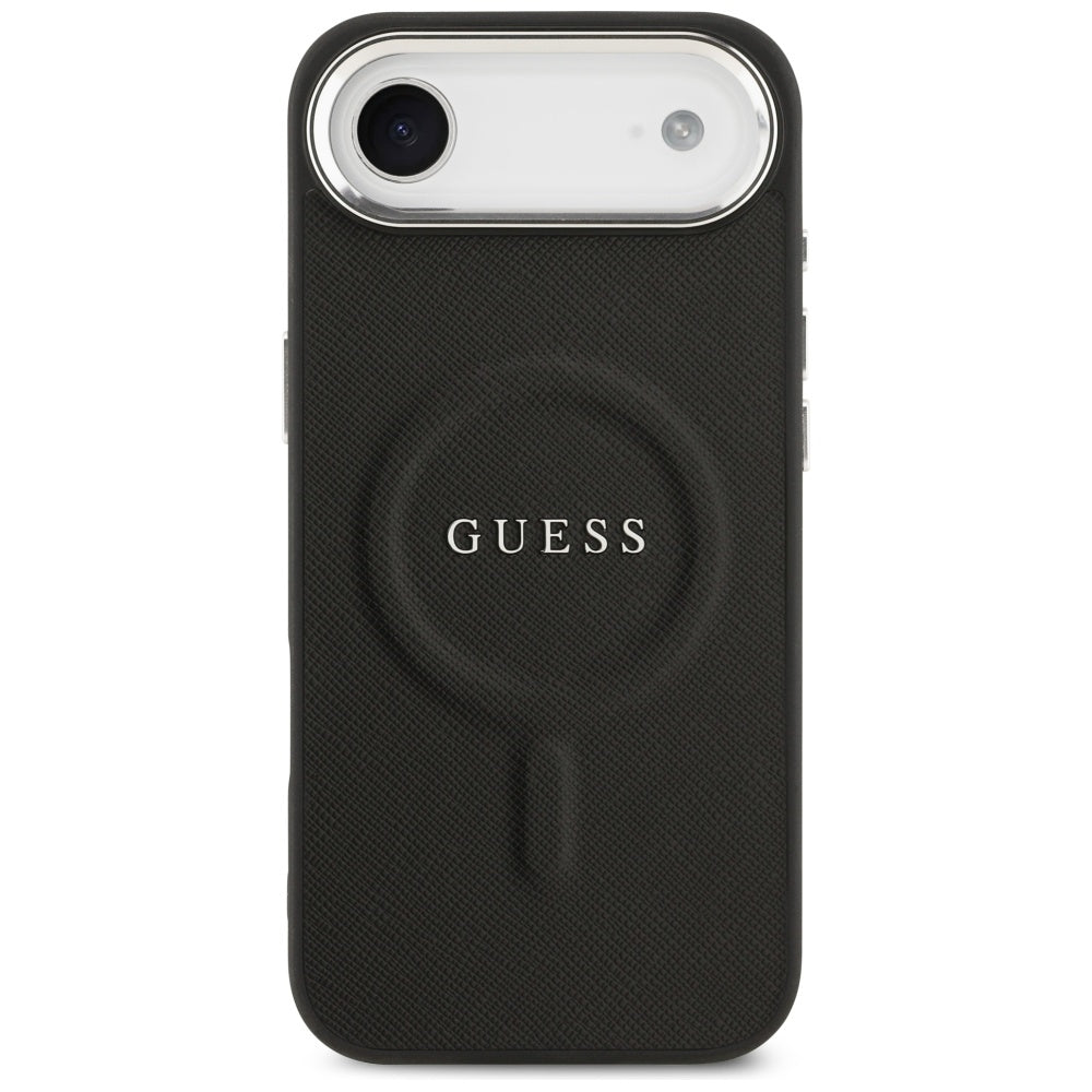 MagSafe-kotelo Apple iPhone 17 Airille, Guess, Classic Logo, Musta