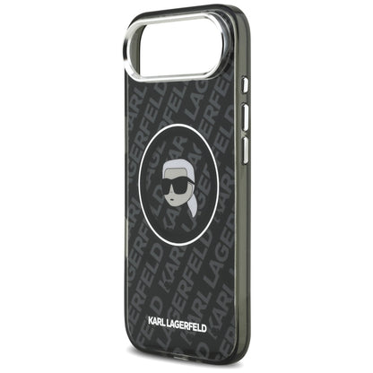 MagSafe-kotelo Apple iPhone 17 Airille, Karl Lagerfeld, IML Karl`s Head, Musta