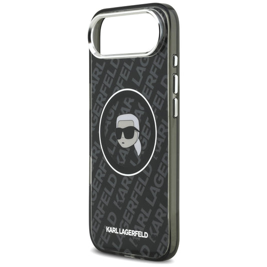 MagSafe-kotelo Apple iPhone 17 Airille, Karl Lagerfeld, IML Karl`s Head, Musta