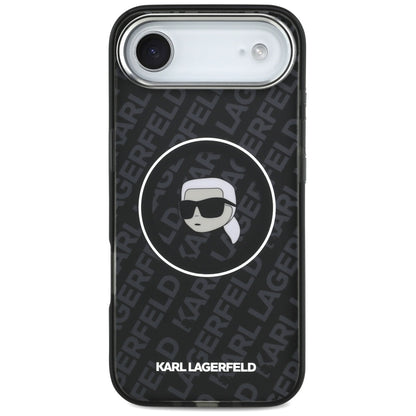 MagSafe-kotelo Apple iPhone 17 Airille, Karl Lagerfeld, IML Karl`s Head, Musta