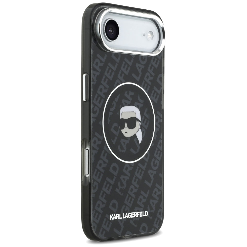 MagSafe-kotelo Apple iPhone 17 Airille, Karl Lagerfeld, IML Karl`s Head, Musta