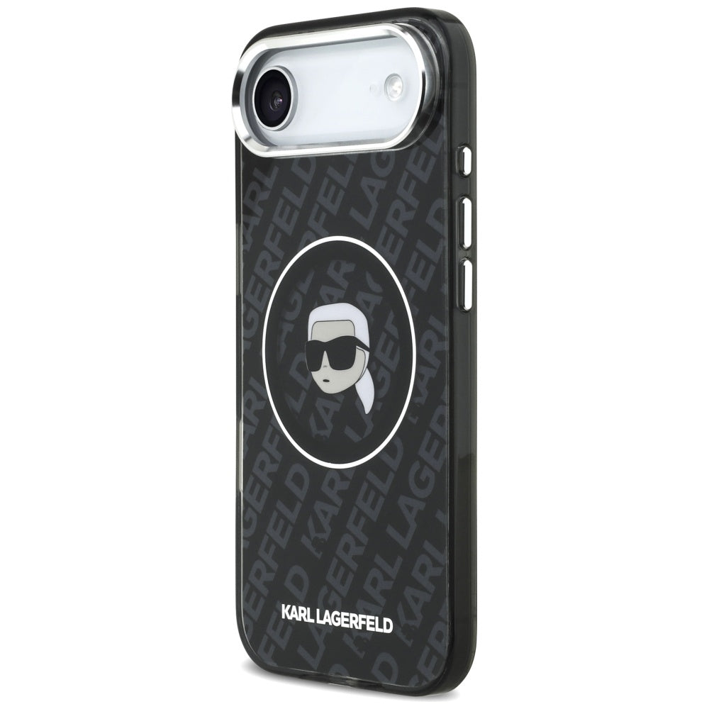 MagSafe-kotelo Apple iPhone 17 Airille, Karl Lagerfeld, IML Karl`s Head, Musta
