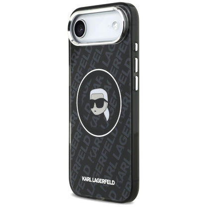 MagSafe-kotelo Apple iPhone 17 Airille, Karl Lagerfeld, IML Karl`s Head, Musta