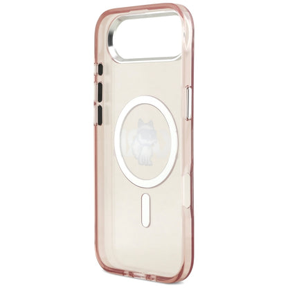 MagSafe-kotelo Apple iPhone 17 Airille, Karl Lagerfeld, IML Sketch Logo Choupette, Pinkki