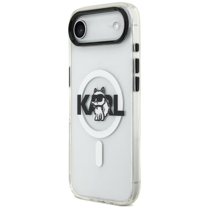 MagSafe-kotelo Apple iPhone 17 Airille, Karl Lagerfeld, IML Sketch Logo Choupette, Läpinäkyvä