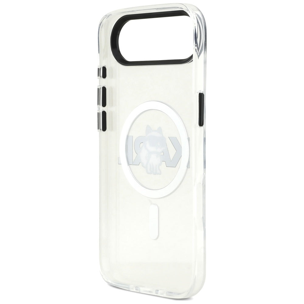 MagSafe-kotelo Apple iPhone 17 Airille, Karl Lagerfeld, IML Sketch Logo Choupette, Läpinäkyvä