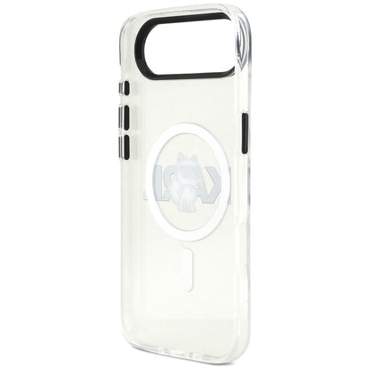 MagSafe-kotelo Apple iPhone 17 Airille, Karl Lagerfeld, IML Sketch Logo Choupette, Läpinäkyvä