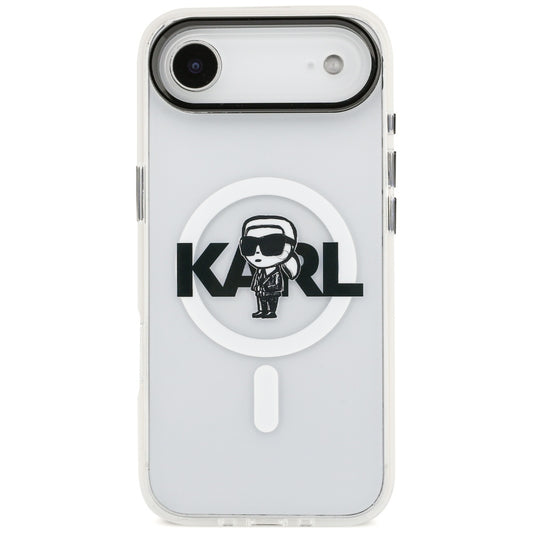 MagSafe-kotelo Apple iPhone 17 Airille, Karl Lagerfeld, IML Sketch Logo Karl, Läpinäkyvä