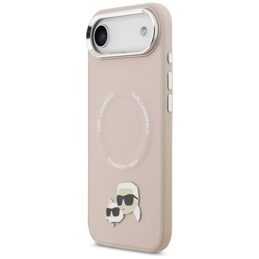 MagSafe Case for Apple iPhone 17 Air, Karl Lagerfeld, Karl & Choupette Pins, Pink