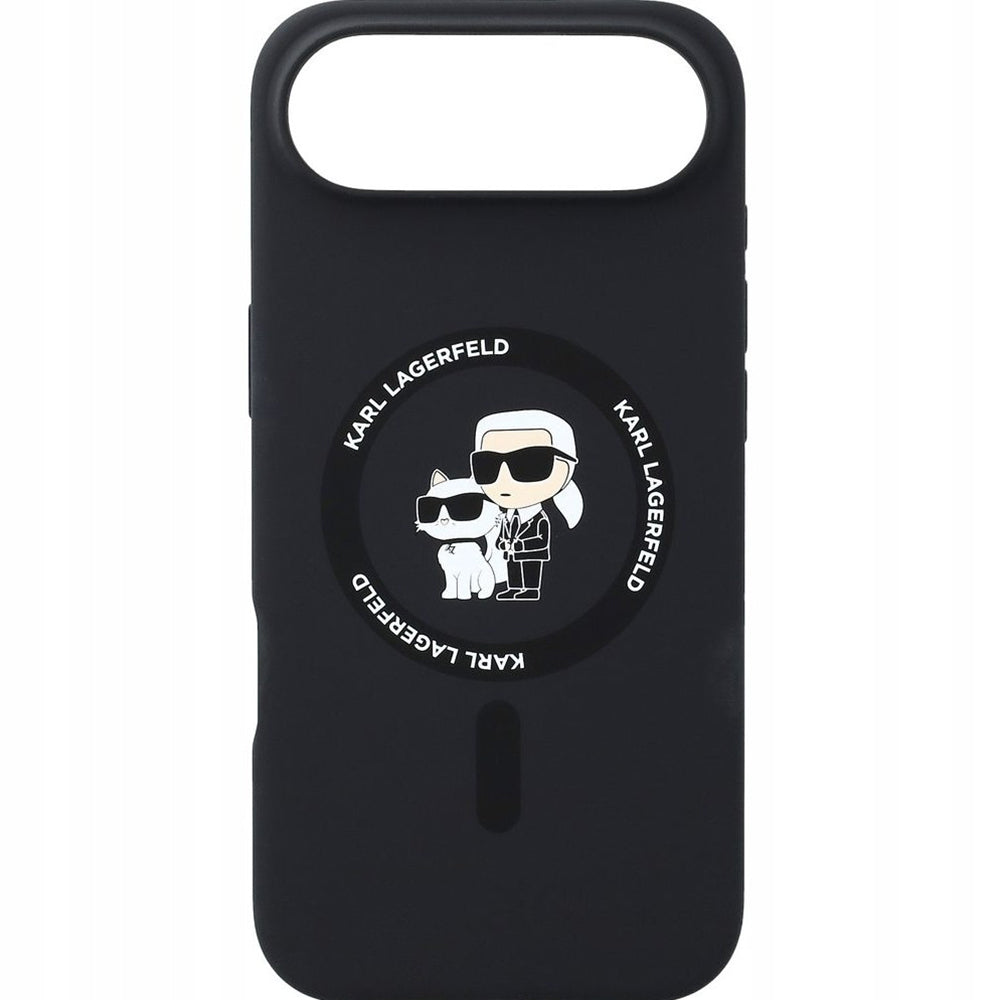 MagSafe-kotelo Apple iPhone 17 Airille, Karl Lagerfeld, Ring Karl & Choupette, Musta