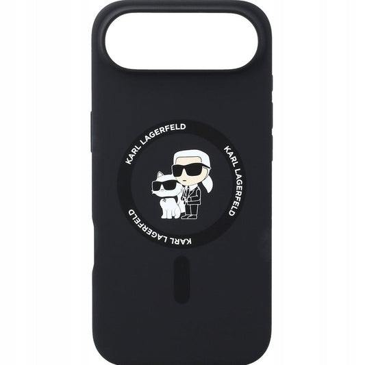 MagSafe-kotelo Apple iPhone 17 Airille, Karl Lagerfeld, Ring Karl & Choupette, Musta