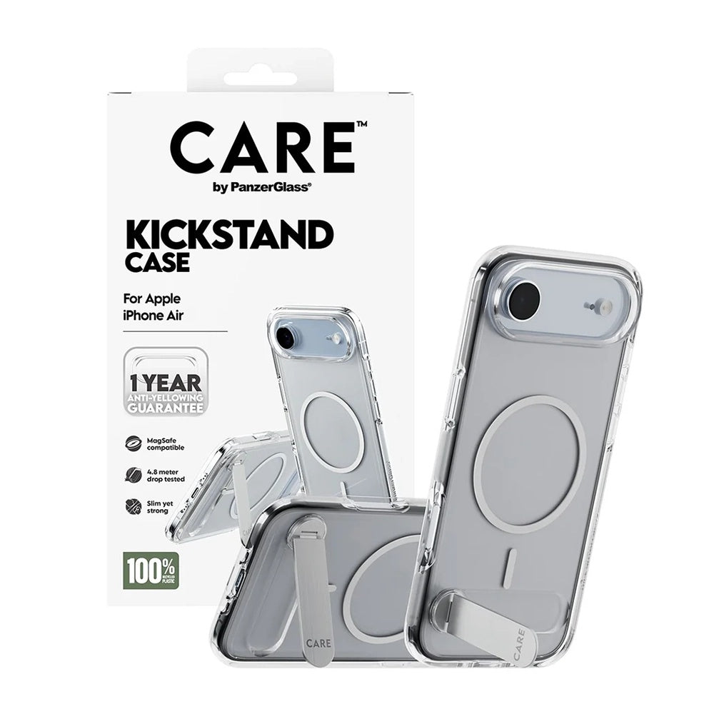 MagSafe-kotelo Apple iPhone 17 Airille, PanzerGlass, Kickstand-ominaisuus, Läpinäkyvä