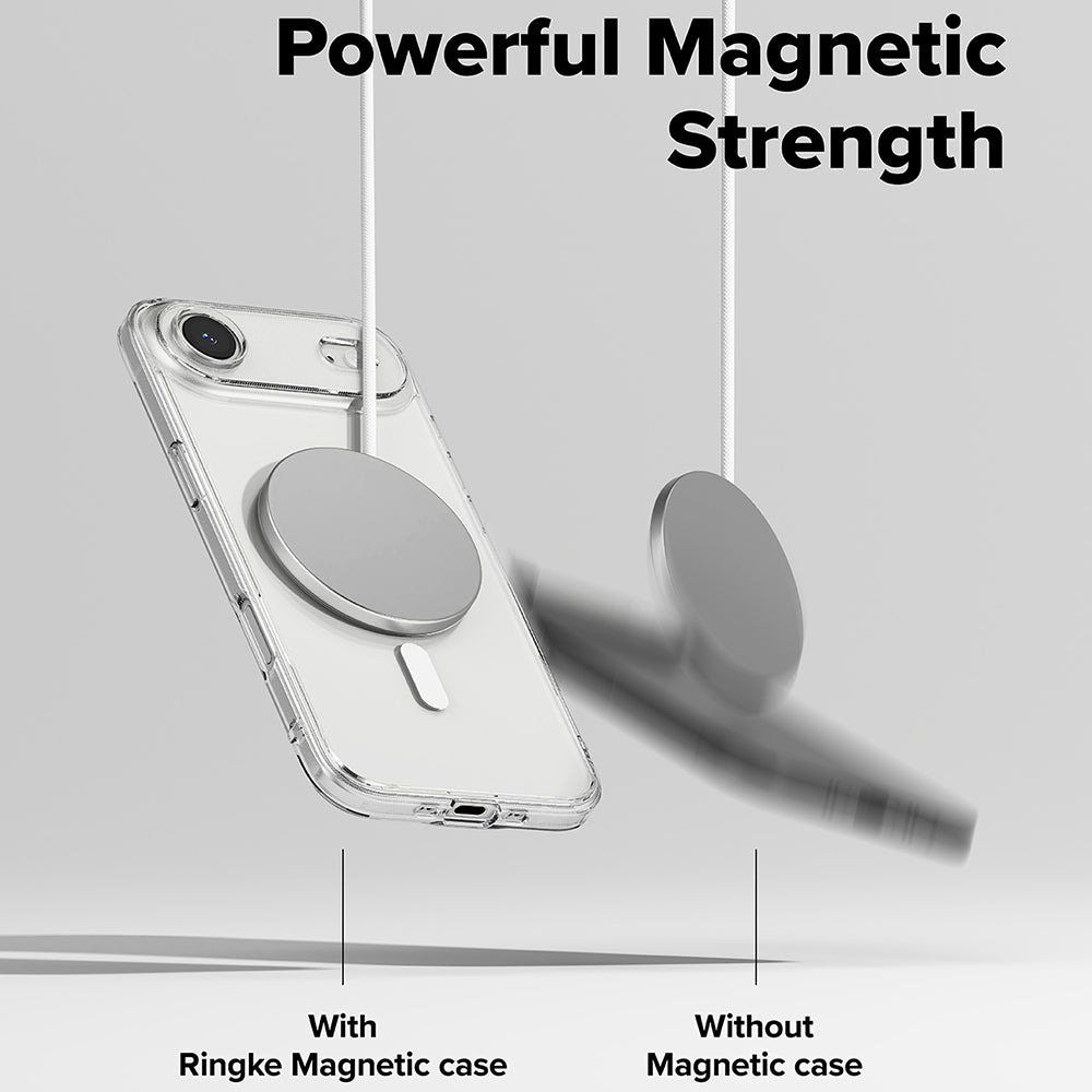 MagSafe-kotelo Apple iPhone 17 Airille, Ringke, Fusion, Läpinäkyvä