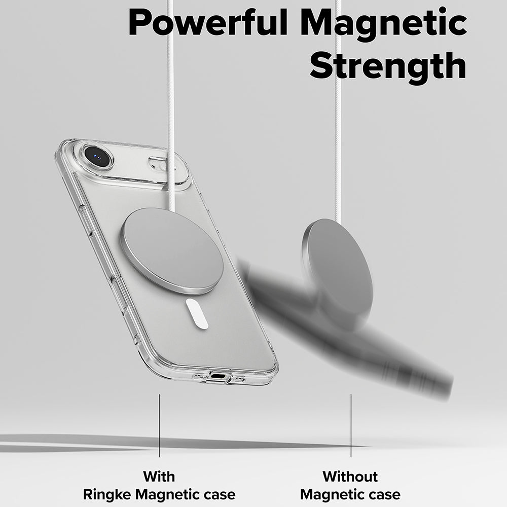 MagSafe-kotelo Apple iPhone 17 Airille, Ringke, Fusion, Matta Läpinäkyvä