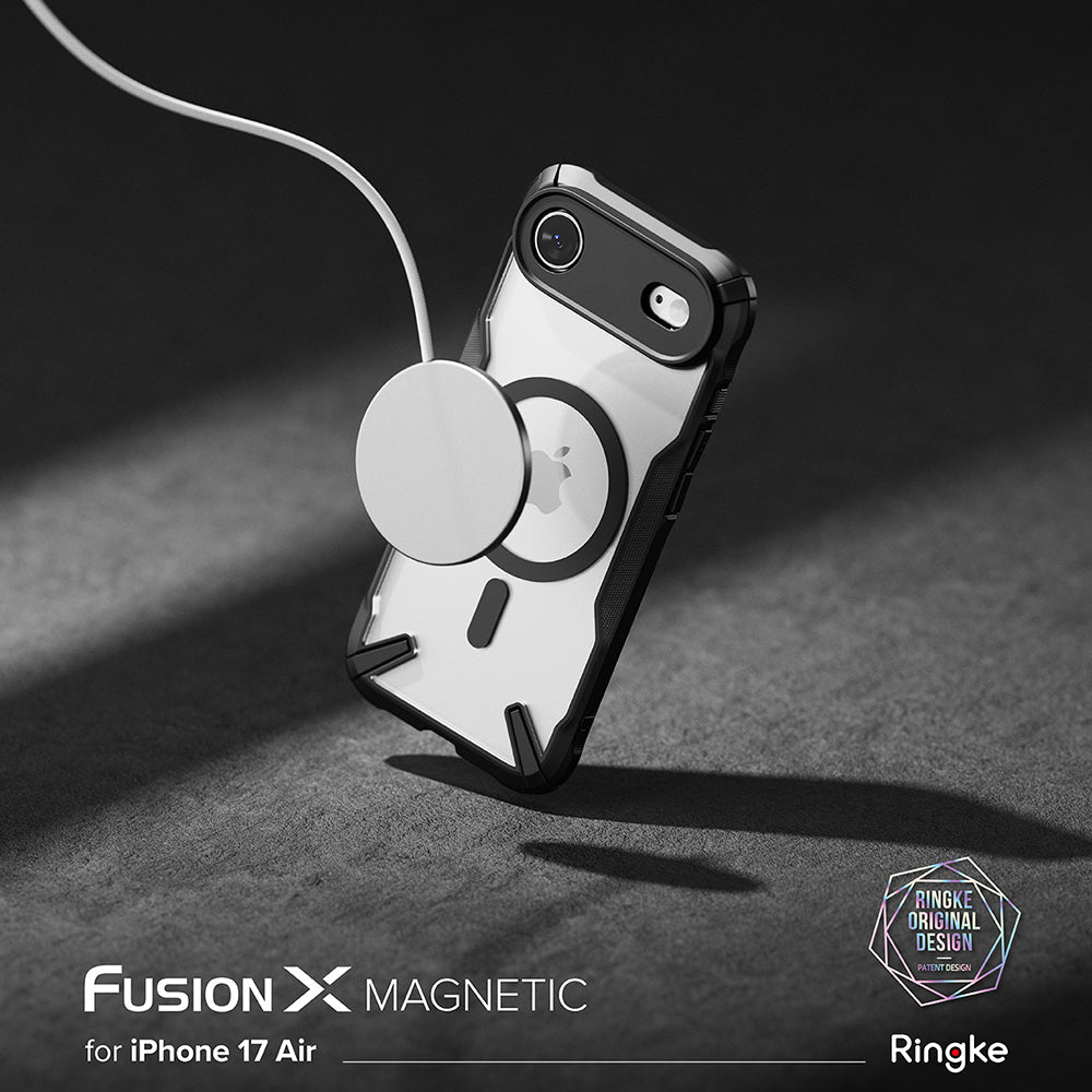 MagSafe-kotelo Apple iPhone 17 Airille, Ringke, Fusion X, Musta