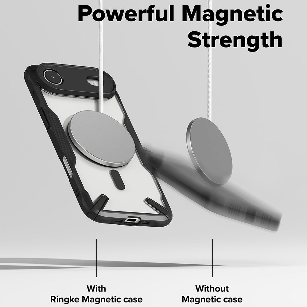 MagSafe-kotelo Apple iPhone 17 Airille, Ringke, Fusion X, Musta