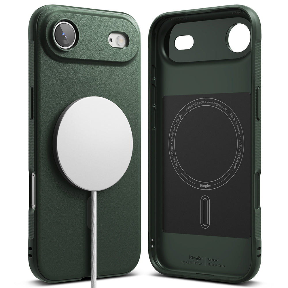 MagSafe-kotelo Apple iPhone 17 Airille, Ringke, Onyx, Tummanvihreä