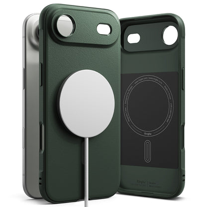 MagSafe-kotelo Apple iPhone 17 Airille, Ringke, Onyx, Tummanvihreä