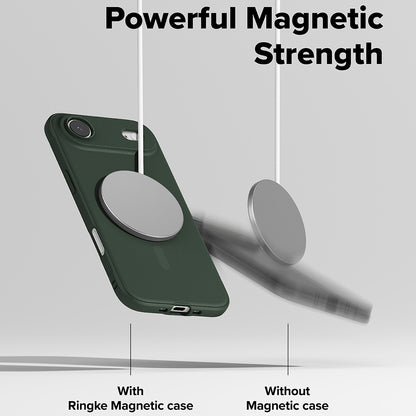MagSafe-kotelo Apple iPhone 17 Airille, Ringke, Onyx, Tummanvihreä